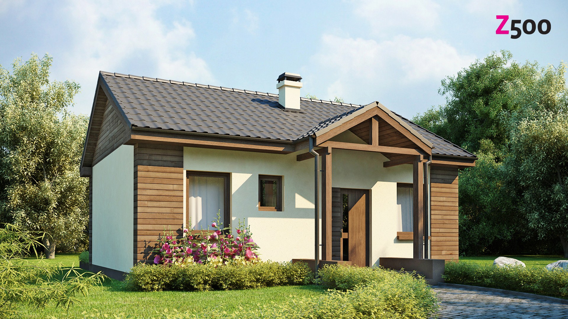 Проекты одноэтажных домов из газобетона до 100м2: фото и цены | DOMAMO