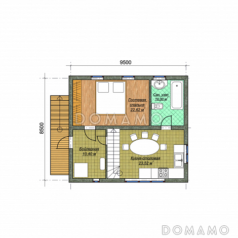 Енисей  / План 1 этажа Енисей  / План 1 этажа