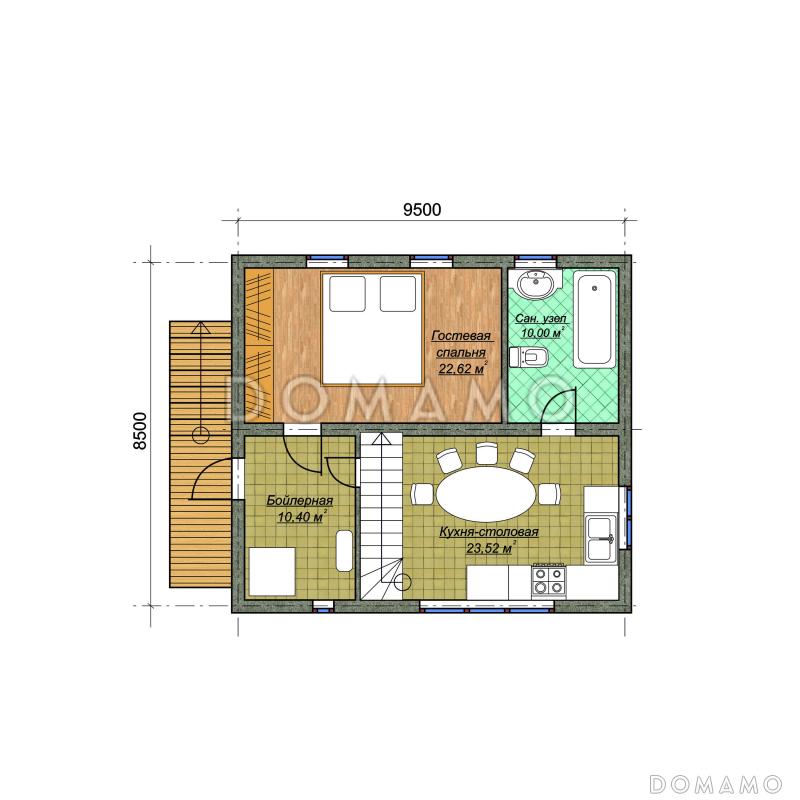 Енисей  / План 1 этажа