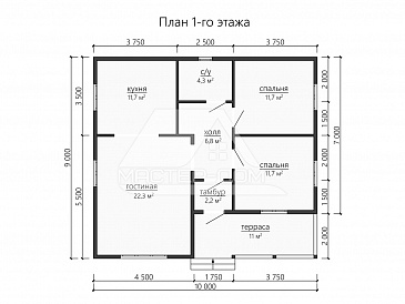 LR197 / План 1 этажа LR197 / План 1 этажа