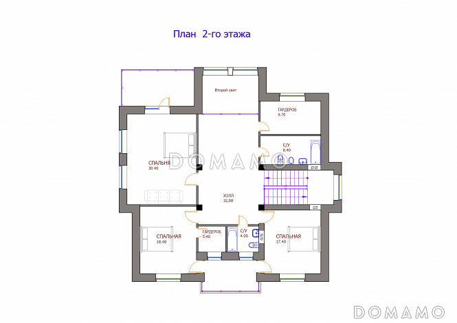 Проект 114 / План 2 этажа