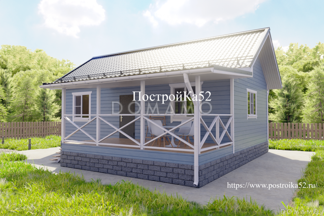 Каркасный дом "Прима 25" / 1