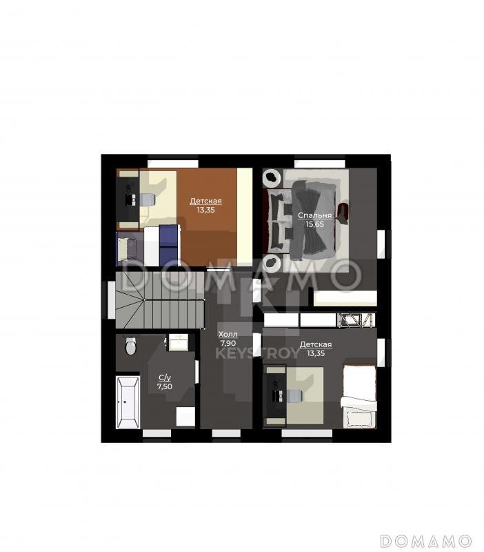 КейСтрой-383 / План 2 этажа