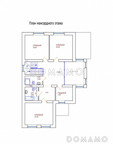 Проект 103 / План 2 этажа