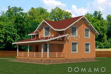 Проект комфортабельного дома с четырьмя просторными спальнями Проект комфортабельного дома с четырьмя просторными спальнями