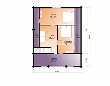 Иваново / План мансардного этажа Иваново / План мансардного этажа