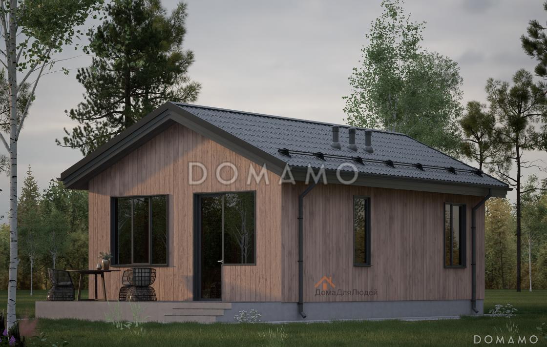 Каркасный дом КВАНТ_1 / 4