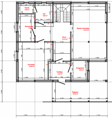 Грифон / План 1 этажа