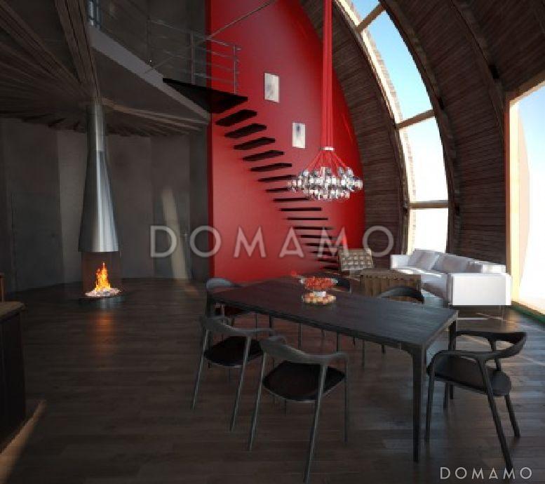 Проект круглого в плане дома с большими спальными комнатами / 2