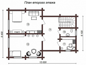 Д-98 / План 2 этажа Д-98 / План 2 этажа