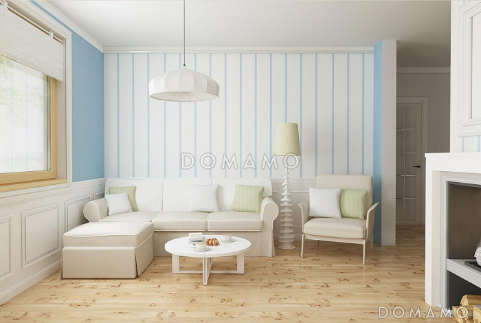 Проект одноэтажного мансардного дома из газобетона с боковым эркером Проект одноэтажного мансардного дома из газобетона с боковым эркером