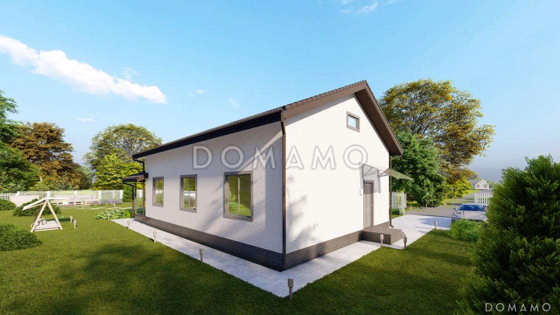 Проект мансардного дома с большим спортзалом / 5