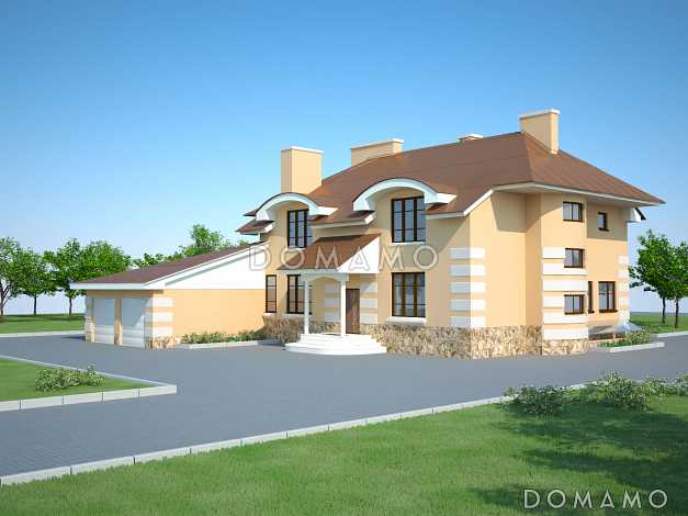 Проект дома с медной кровлей Проект дома с медной кровлей