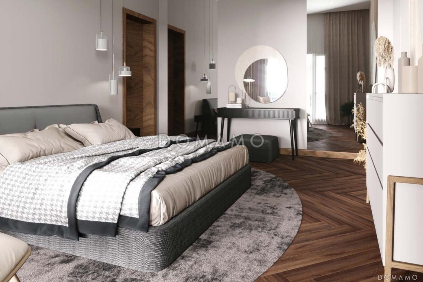 Проект дома из газобетона с сауной, 3 спальнями, террасой барбекю и навесом на 2 машины / 22