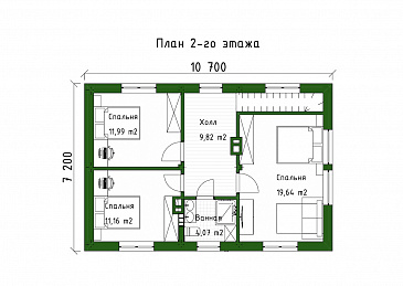 Проект мансардного дома с сауной, летним душем и большой крытой террасой / План мансардного этажа Проект мансардного дома с сауной, летним душем и большой крытой террасой / План мансардного этажа
