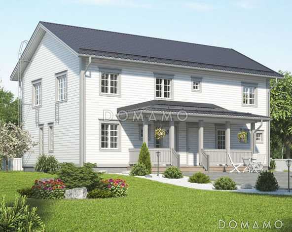 Проект двухэтажного каркасного дома до 250 м.кв. Проект двухэтажного каркасного дома до 250 м.кв.