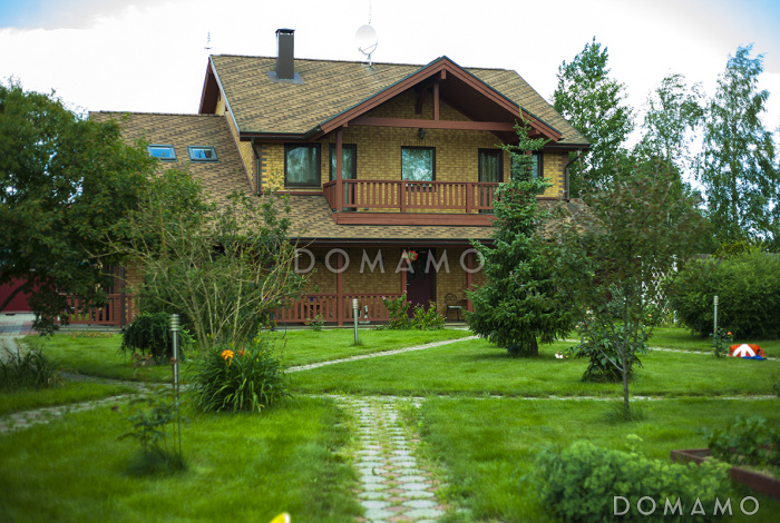 Проект дома из пенобетона с просторной кухней и вторым светом