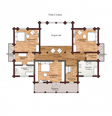 ЖЕНЕВА 430 / План мансардного этажа ЖЕНЕВА 430 / План мансардного этажа