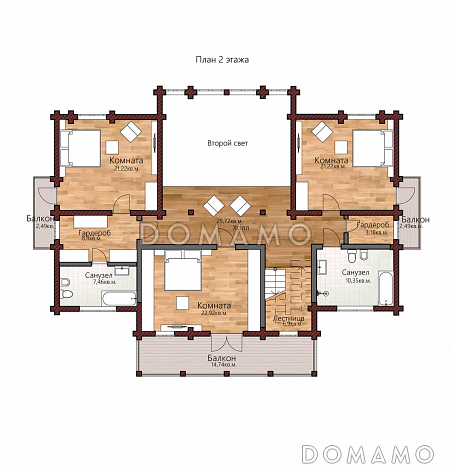 ЖЕНЕВА 430 / План мансардного этажа ЖЕНЕВА 430 / План мансардного этажа