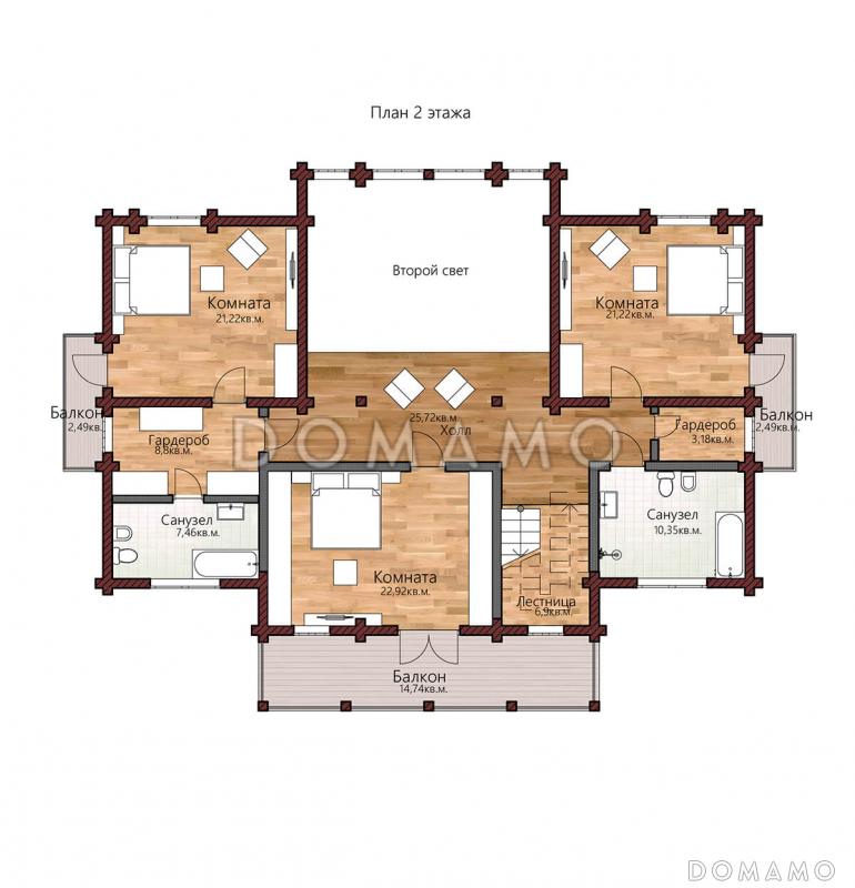 ЖЕНЕВА 430 / План мансардного этажа