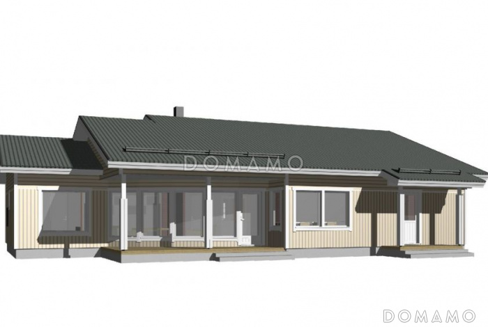 Проект каркасного дома нестандартной формы в плане Проект каркасного дома нестандартной формы в плане