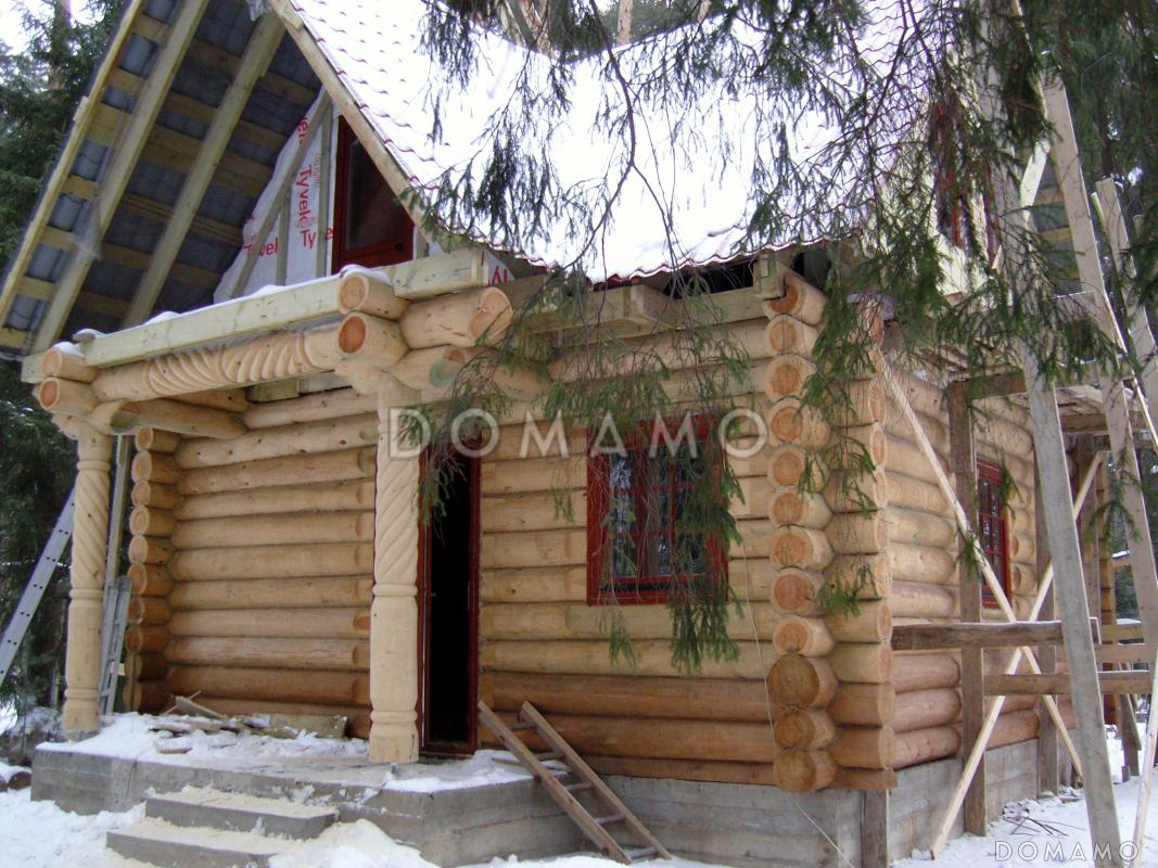 Проект бани с мансардой и подвалом / 3