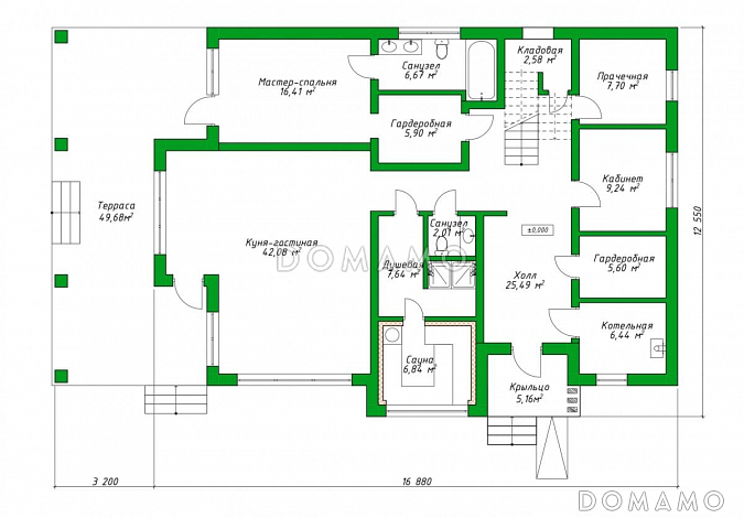 22-319 / План 1 этажа 22-319 / План 1 этажа