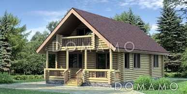 Проект деревянного дома с подвалом Проект деревянного дома с подвалом