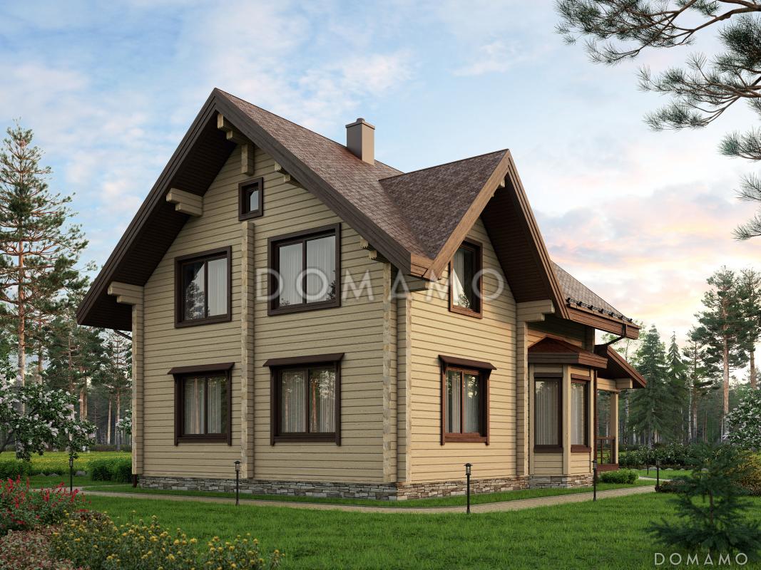 Проект рационально распланированного, уютного дома с тремя просторными спальнями и личным кабинетом / 2