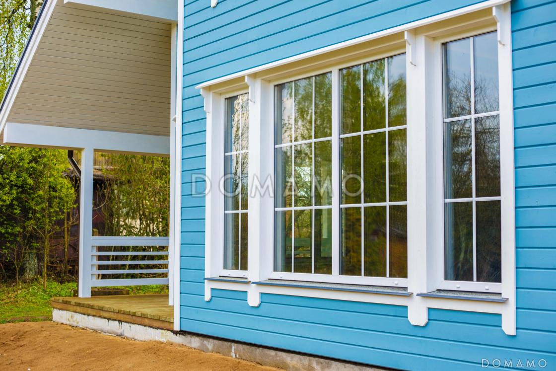 Проект каркасного дома с французским балконом / 4