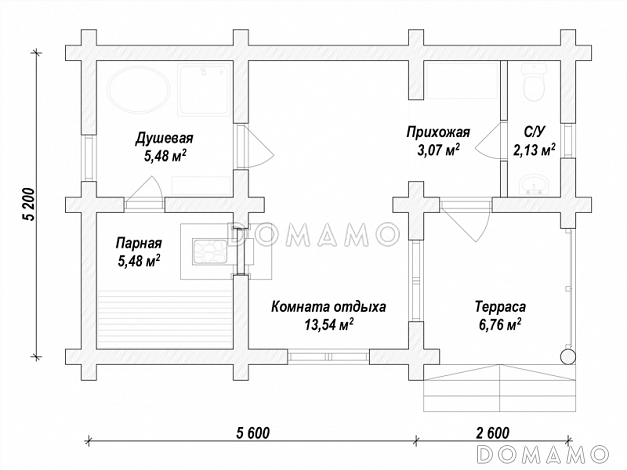 ML-137 / План 1 этажа ML-137 / План 1 этажа