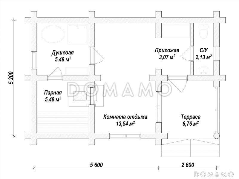 ML-137 / План 1 этажа
