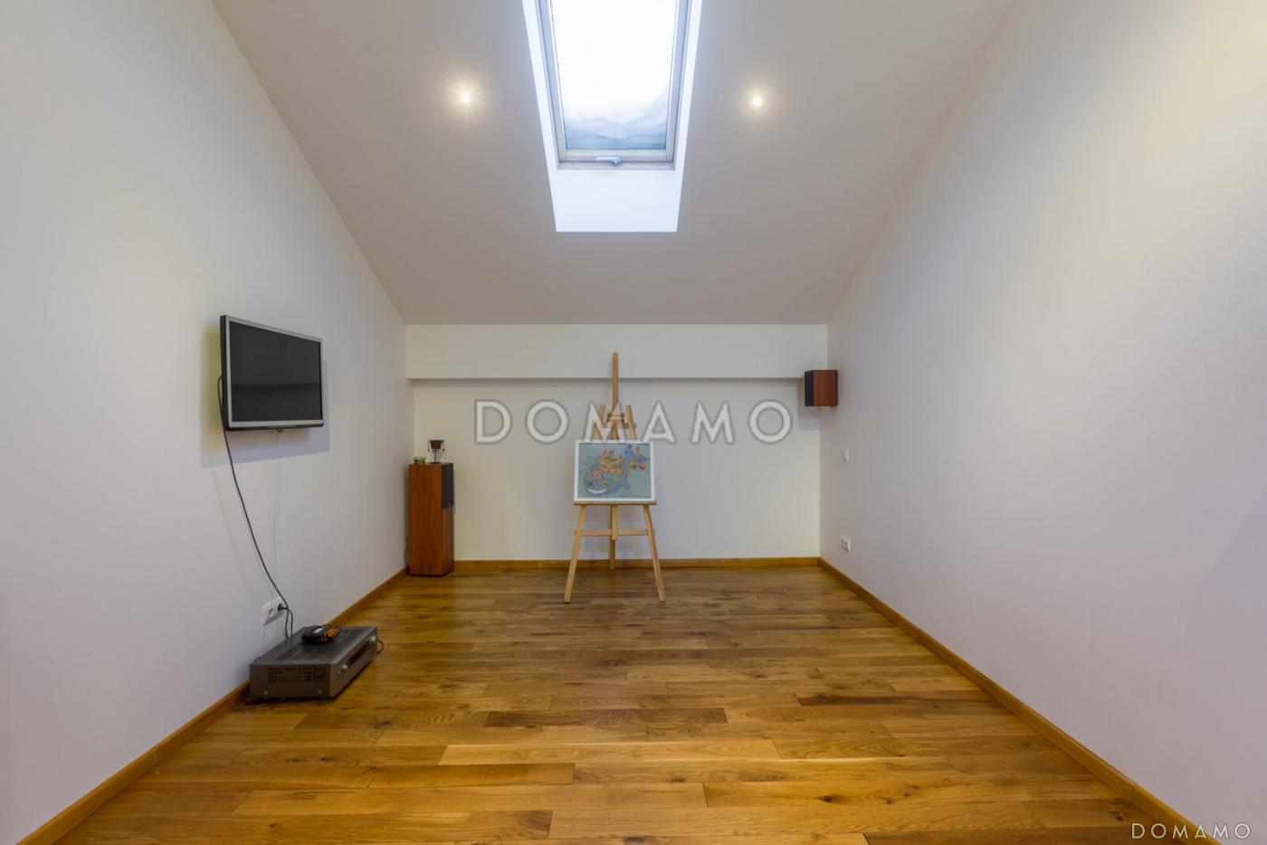 Проект двухэтажного каркасного дома с крытой террасой, сауной и балконом / 12