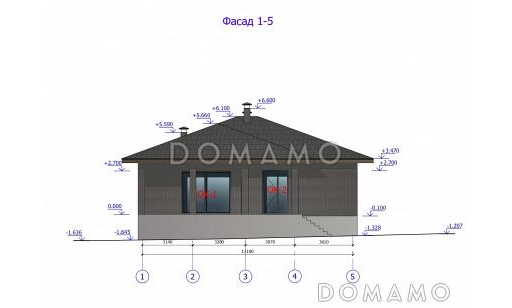 Проект 414 / Фасад 1