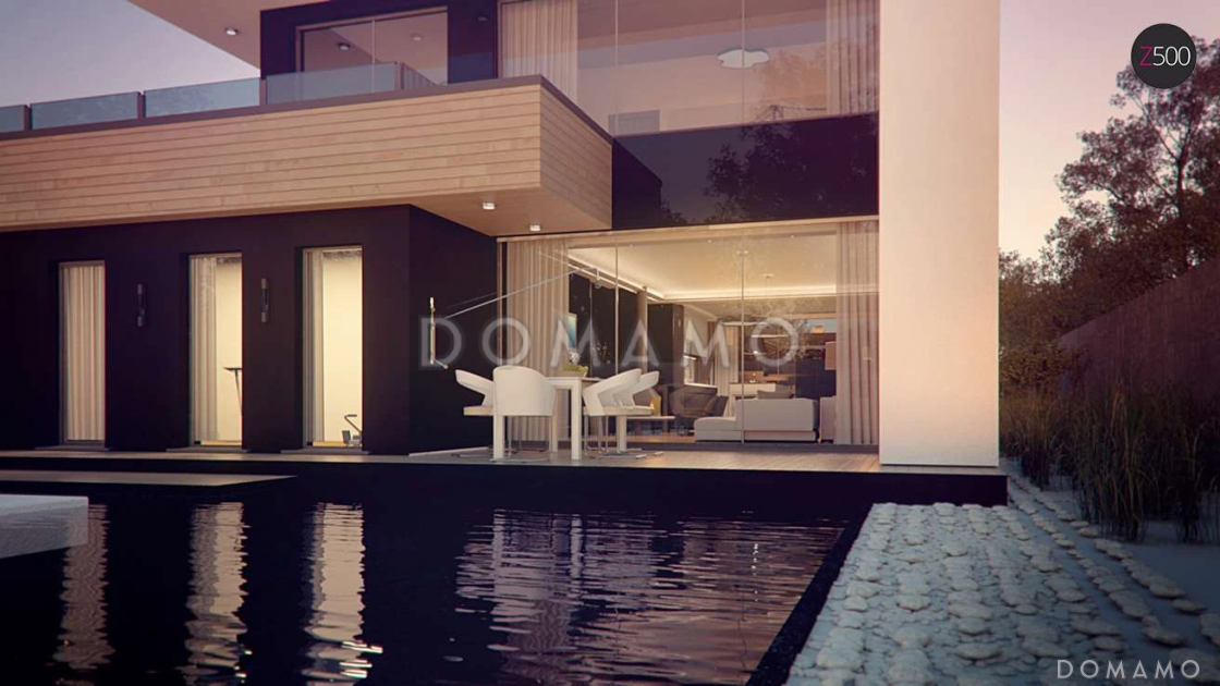 Проект дома из газобетона с 4 спальнями и большой гостиной, адаптированный для сейсмозоны / 8