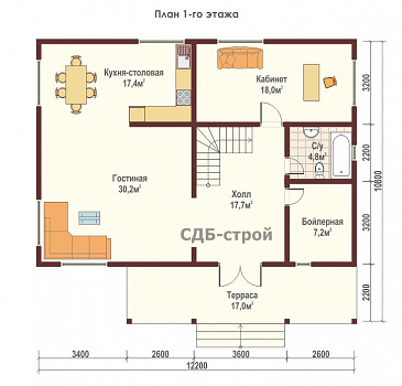 ДБР22 / План 1 этажа