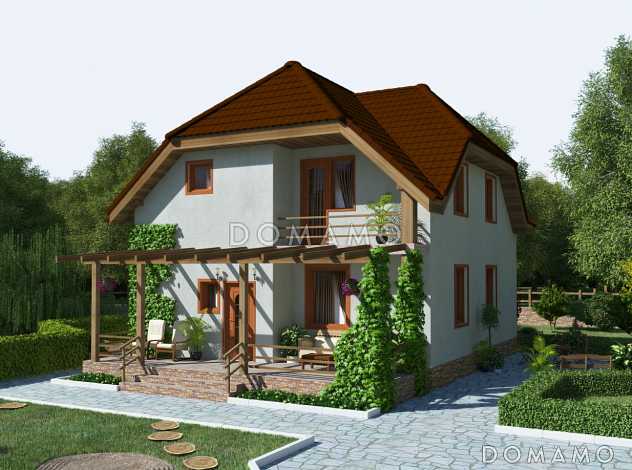 Проект загородного дома для семейного отдыха Проект загородного дома для семейного отдыха