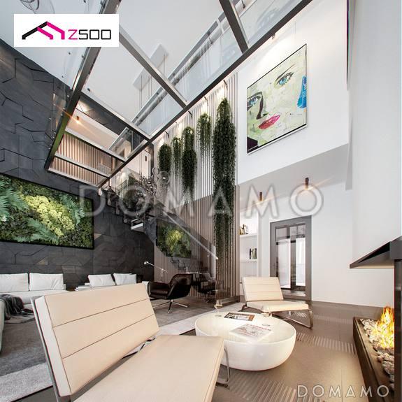 Проект кирпичного дома с кабинетом, гаражом на 2 машины и террасой на втором этаже / 14