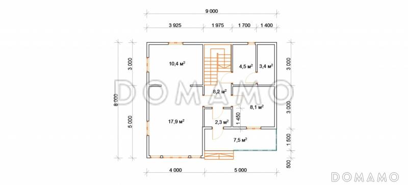 Семейный / План 1 этажа
