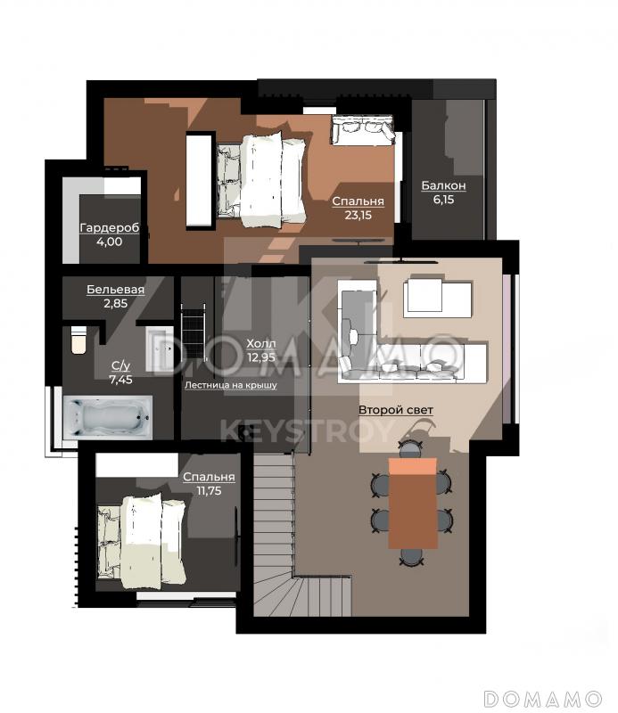 КейСтрой-299 / План 2 этажа