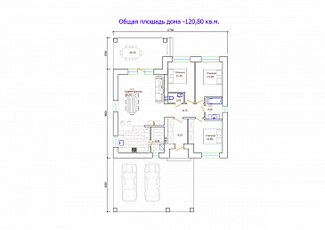 Проект 307 / План 1 этажа Проект 307 / План 1 этажа