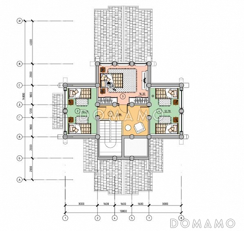 Бургон / План 2 этажа