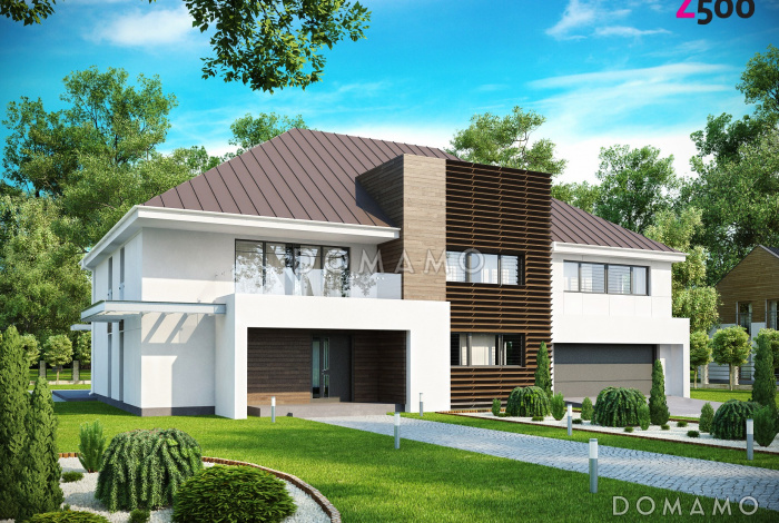 Проект большого комфортабельного двухэтажного дома из кирпича с пятью комнатами, спортзалом и вторым светом над просторной гостиной Проект большого комфортабельного двухэтажного дома из кирпича с пятью комнатами, спортзалом и вторым светом над просторной гостиной