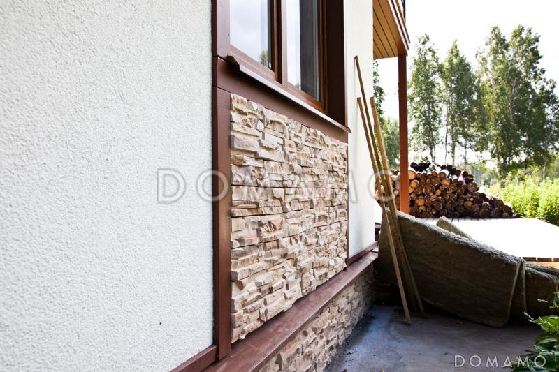 Проект кирпичного дома 9 на 10 с четырьмя спальнями / 11