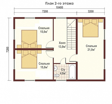 ДБР14 / План 2 этажа