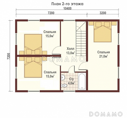 ДБР14 / План 2 этажа