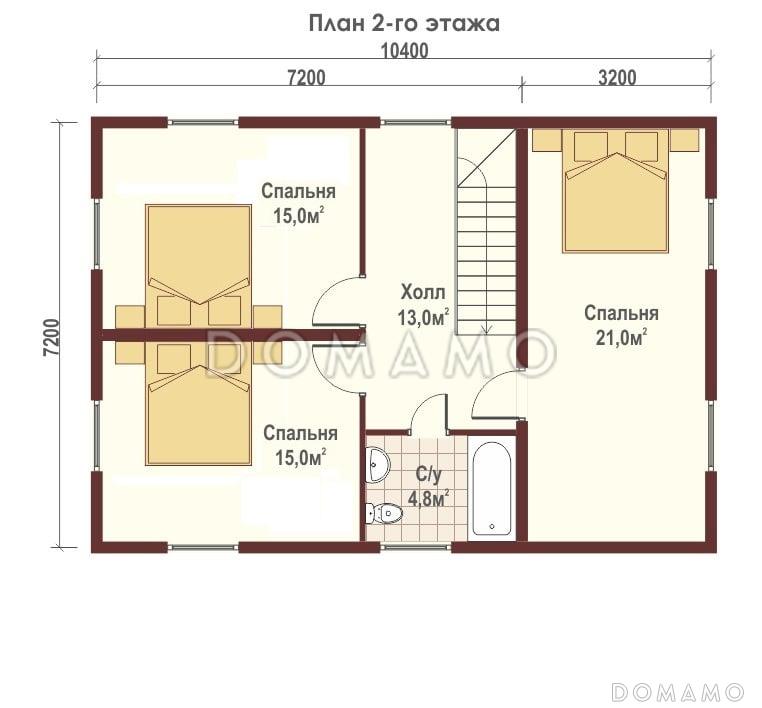 ДБР14 / План 2 этажа