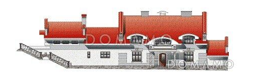 Дом в Американском стиле / Фасад 2