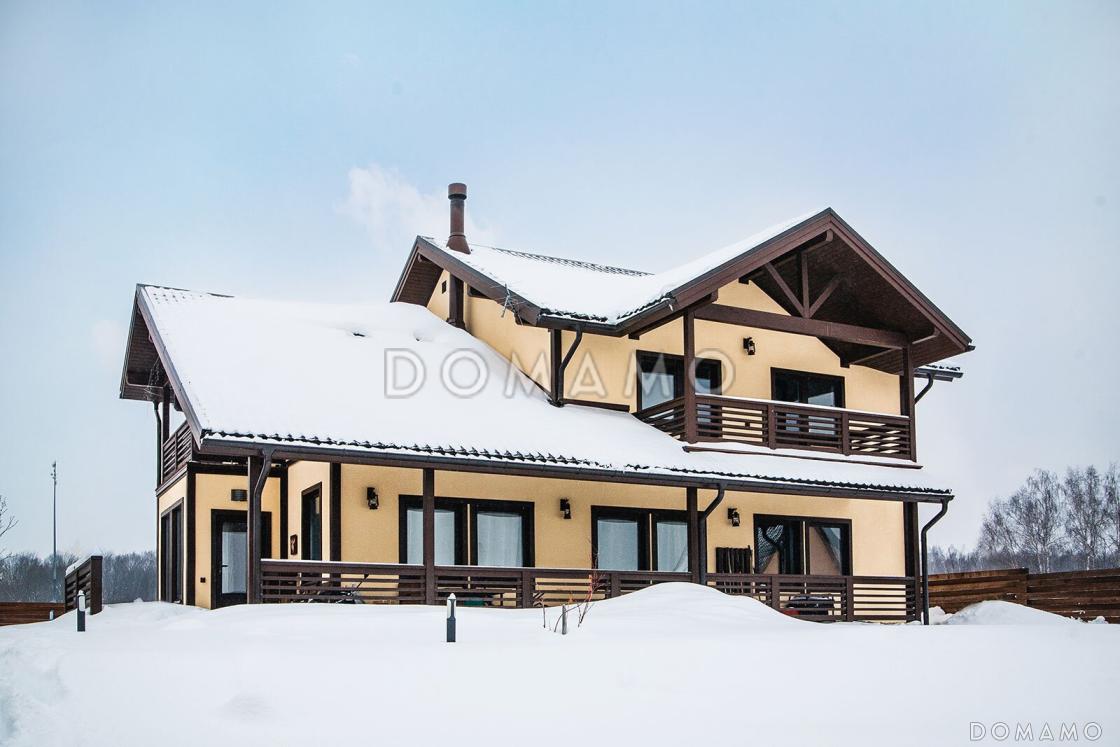 Проект мансардного дома из кирпича с детскими комнатами, уютной гостиной и сауной / 5