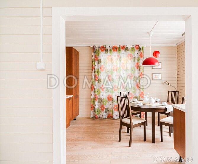 Проект стильного каркасного дома с балконом / 10